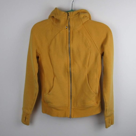 lululemon athletica Tops - Lululemon Scuba Hoodie Light Cotton Fleece in Honeycomb sz 4